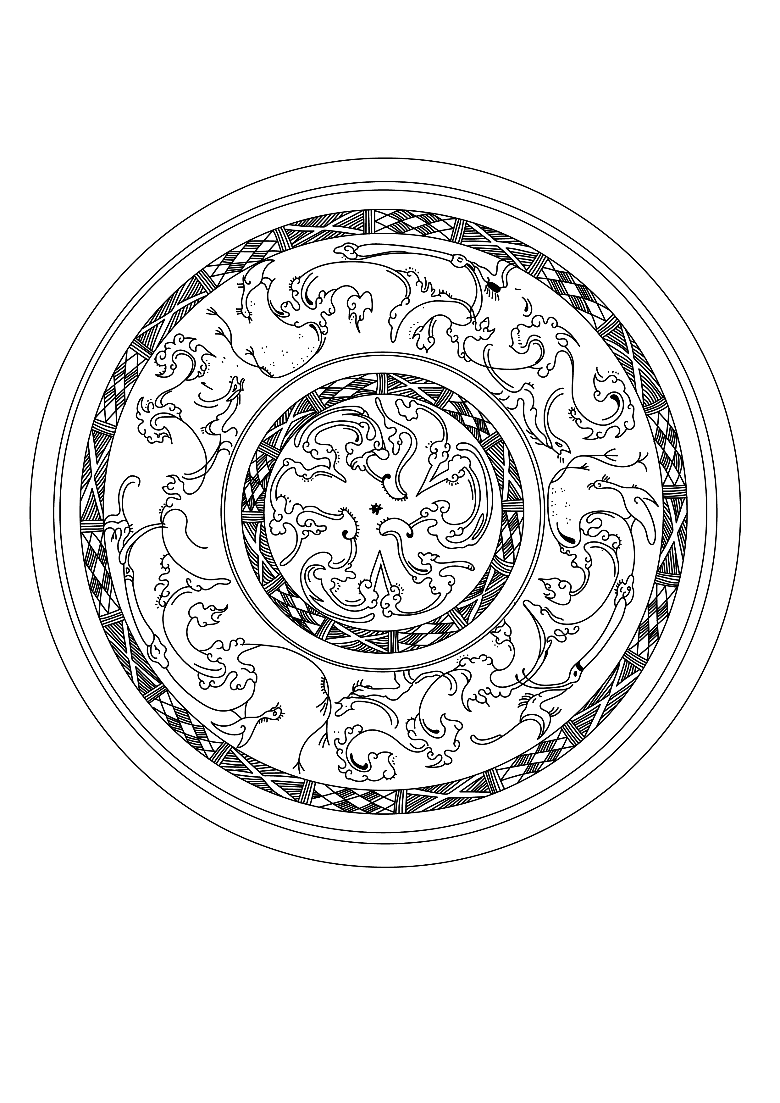 鸟云纹